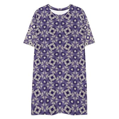 Violet Glow T-shirt Dress - Trendy & Versatile Wear at Design Dose