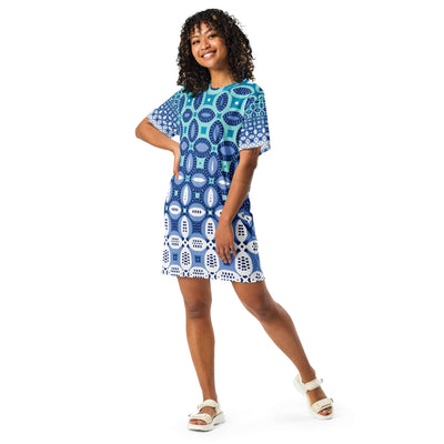 Trendy Seaside T-shirt Dress - Buy it Now at Design Dose