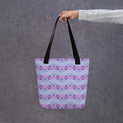 Wavy Whispers Tote Bag - Unique & Stylish Print at Design Dose