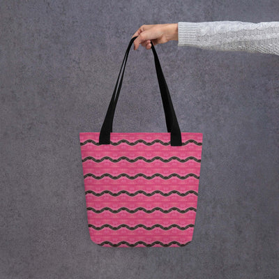 Groovy Pink Tote Bag - Unique & Stylish Carryall at Design Dose