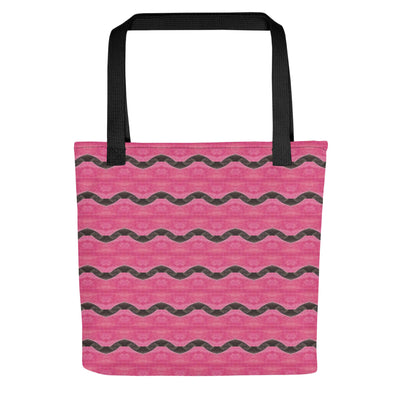 Groovy Pink Tote Bag - Unique & Stylish Carryall at Design Dose