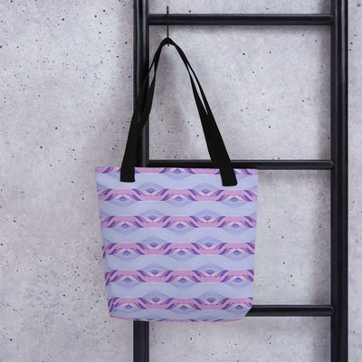 Wavy Whispers Tote Bag - Unique & Stylish Print at Design Dose