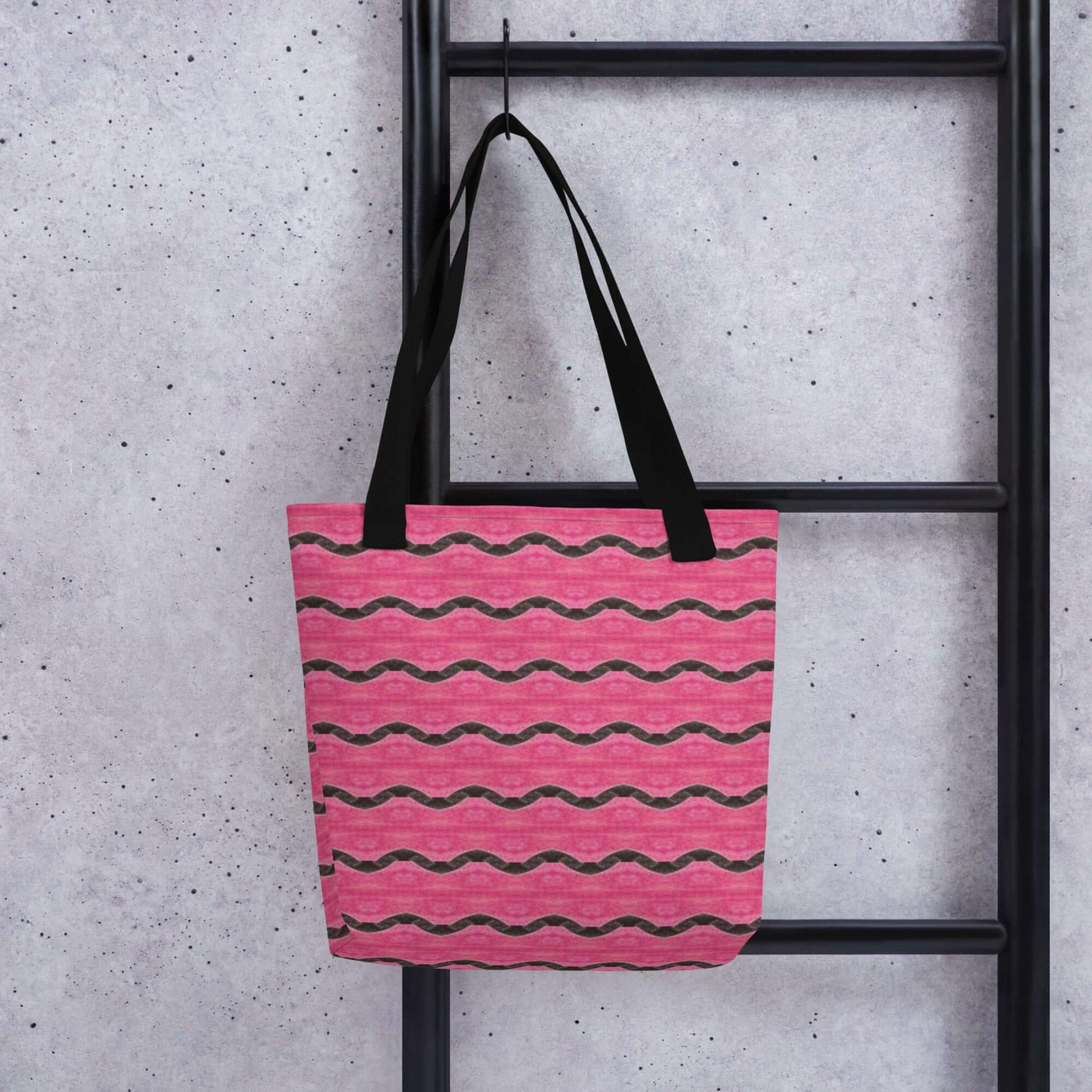 Groovy Pink Tote Bag - Unique & Stylish Carryall at Design Dose