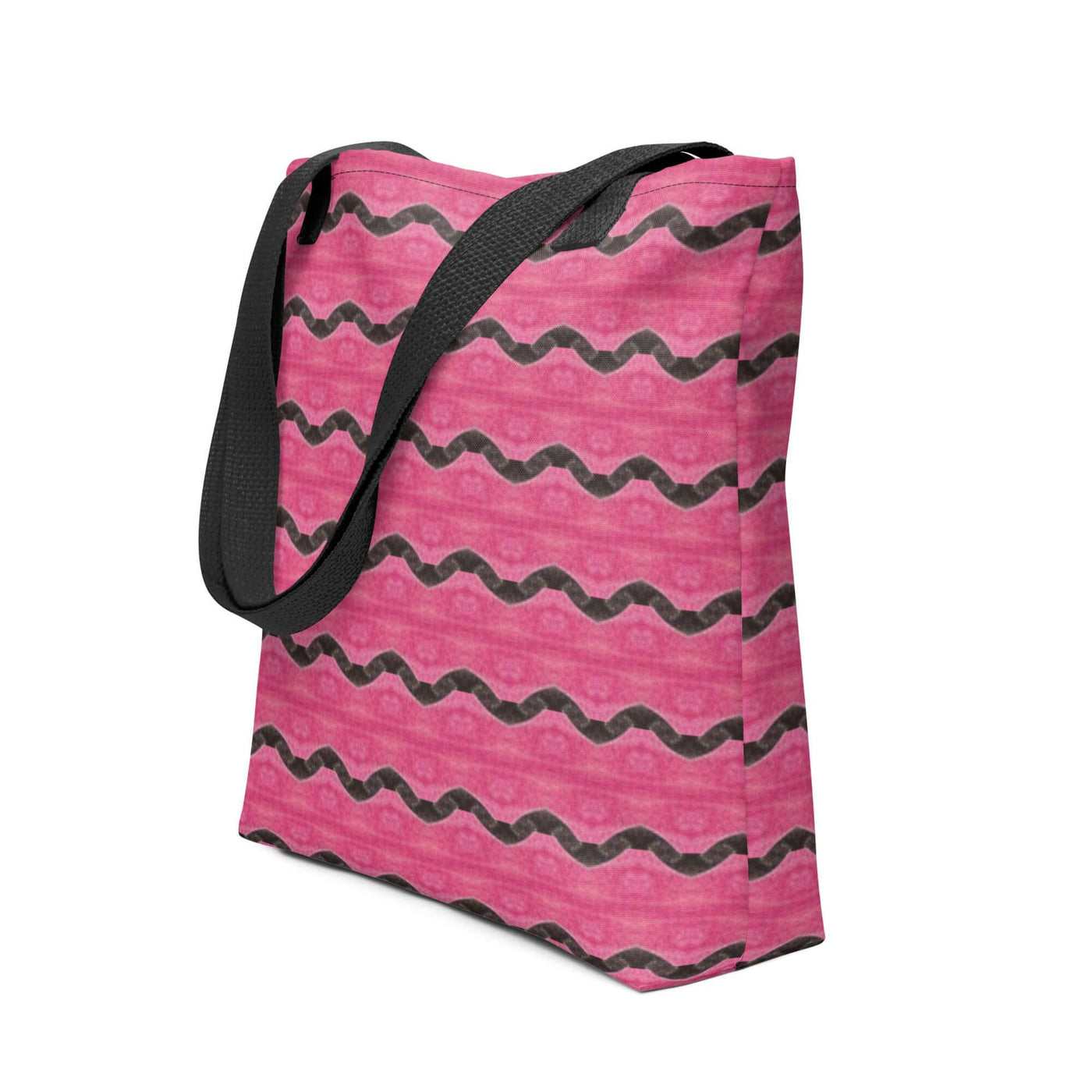 Groovy Pink Tote Bag - Unique & Stylish Carryall at Design Dose