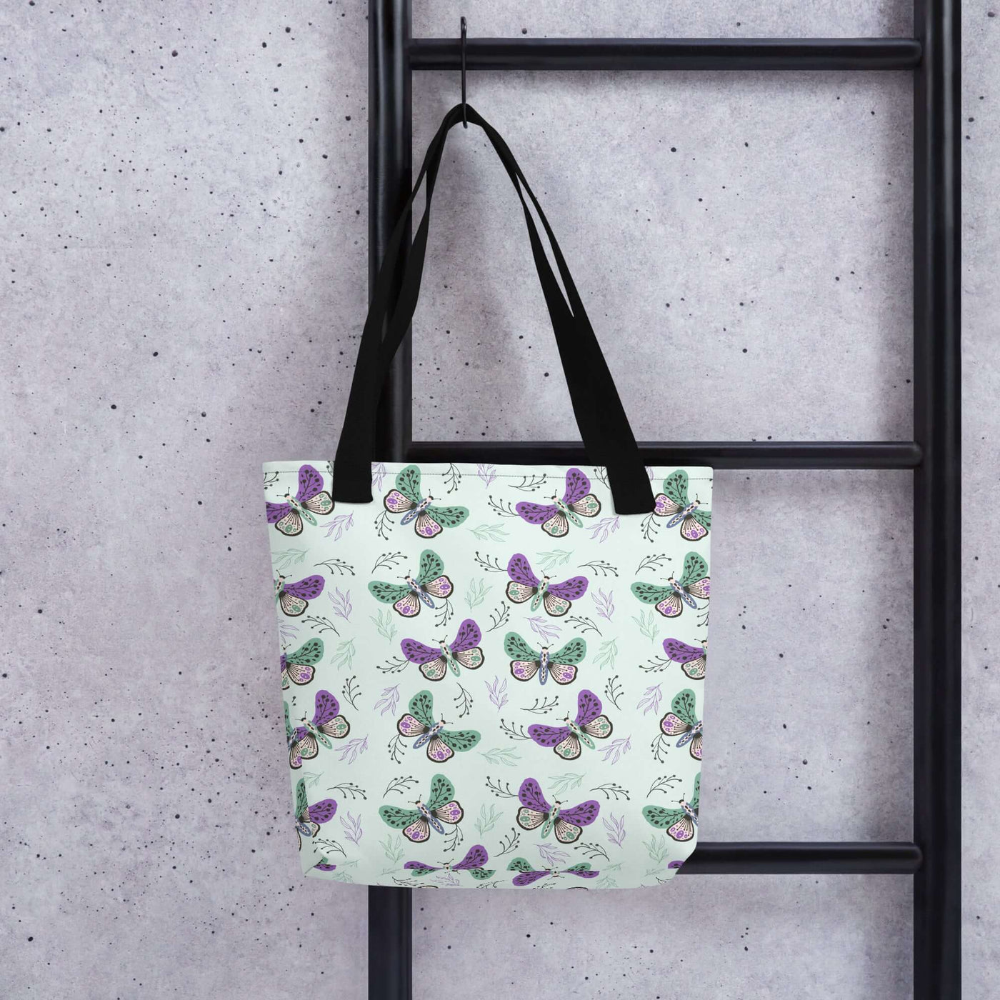 Winged Whispers Tote bag at Design Dose