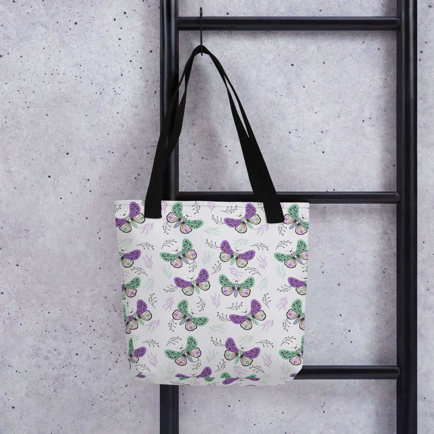 Winged Whispers Tote bag at Design Dose