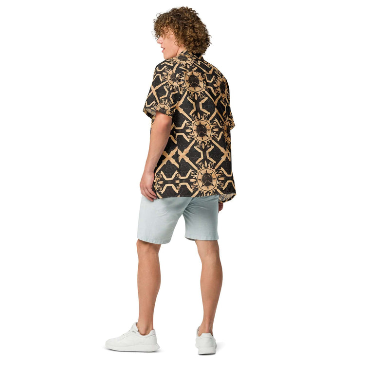 Mystic Tortuga Unisex button shirt at Design Dose