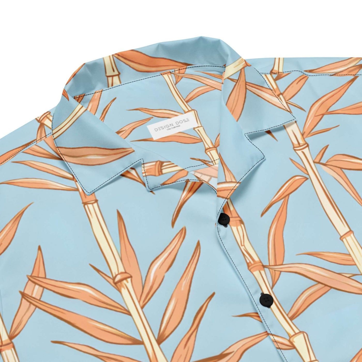 Bamboo Bliss: Chic Unisex Button Shirt at Design Dose