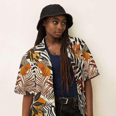 Untamed Nature Unisex button shirt at Design Dose