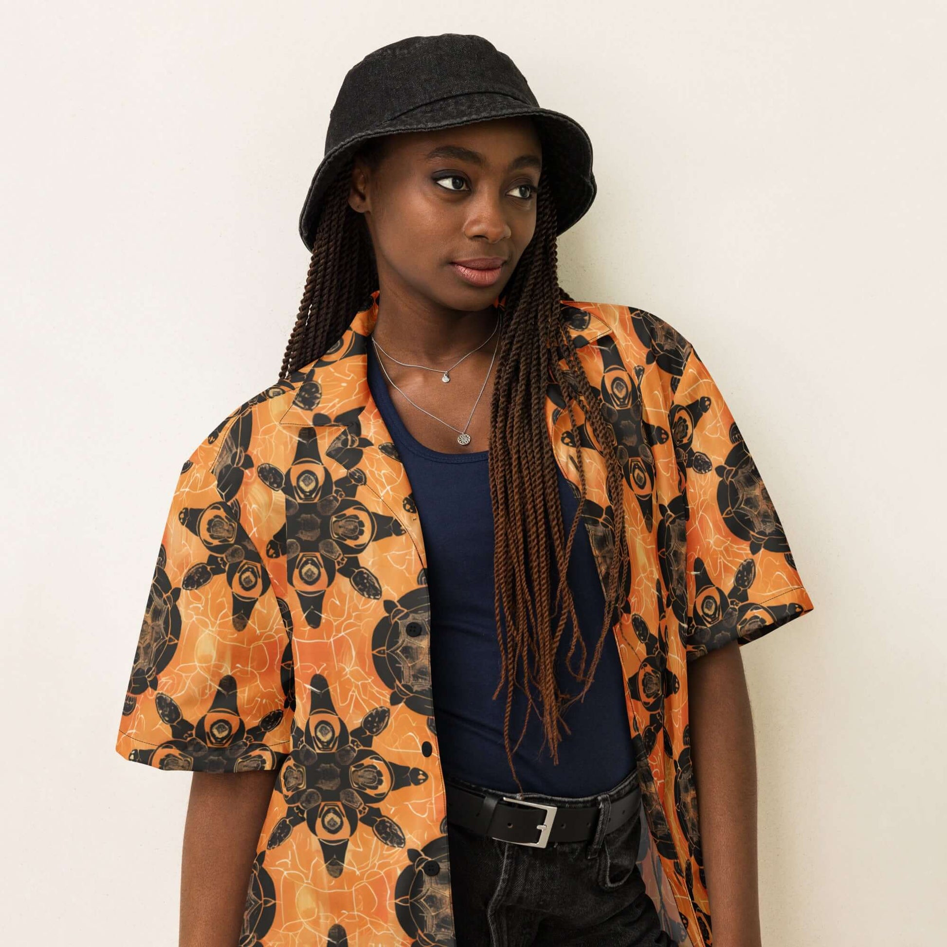 Terra Shell Unisex button shirt at Design Dose