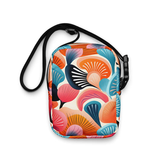 Abstract Seashells Utility crossbody bag at Design Dose