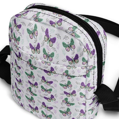 Winged Whispers Utility crossbody bag at Design Dose