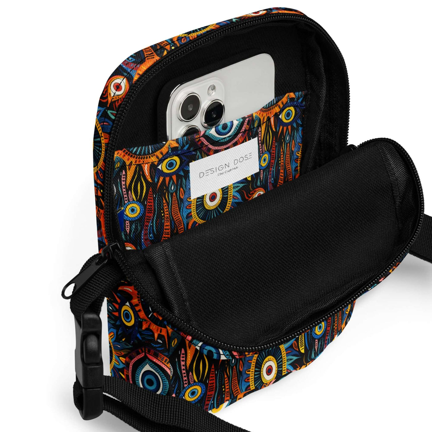 Eye See You Utility crossbody bag at Design Dose