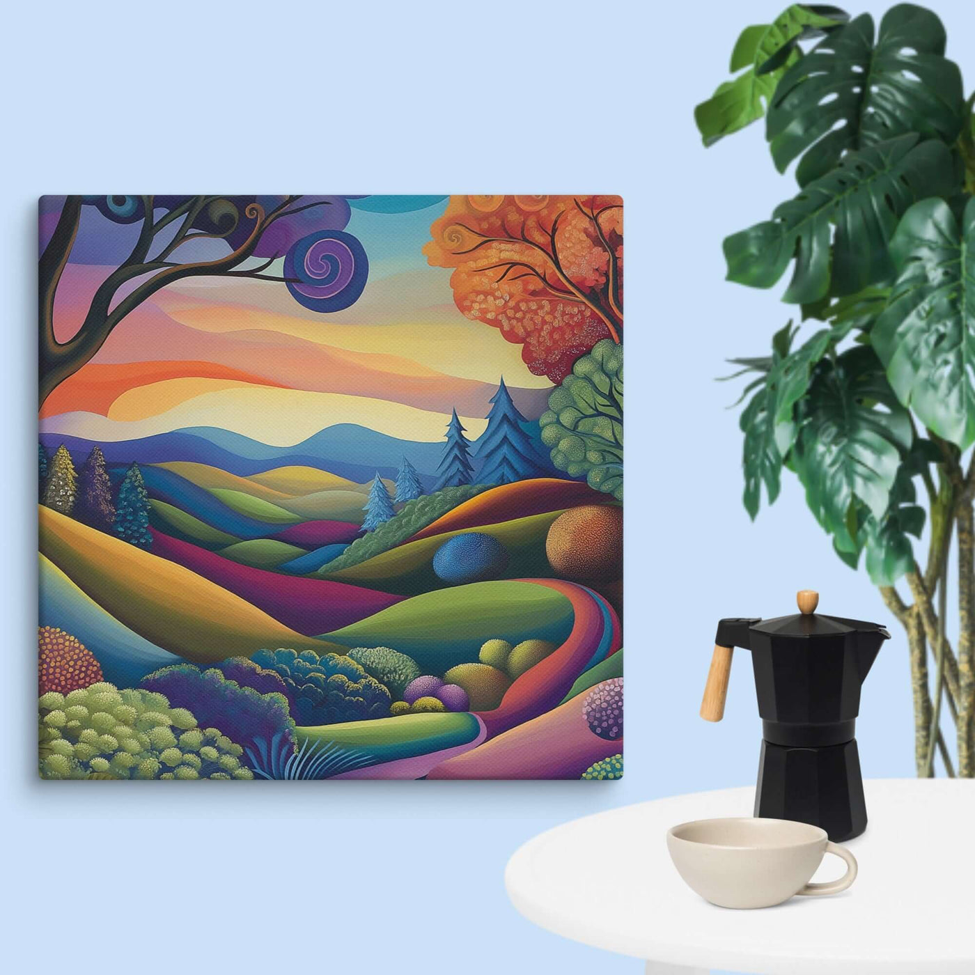 Twilight Hour Canvas Art Print - Unique Landscape at Design Dose