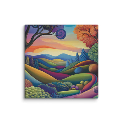 Twilight Hour Canvas Art Print - Unique Landscape at Design Dose