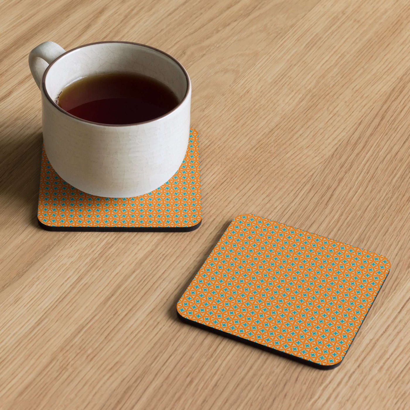 Ocean Sunset Cork-back Coaster - Non-Slip & Heat-resistant at Design Dose