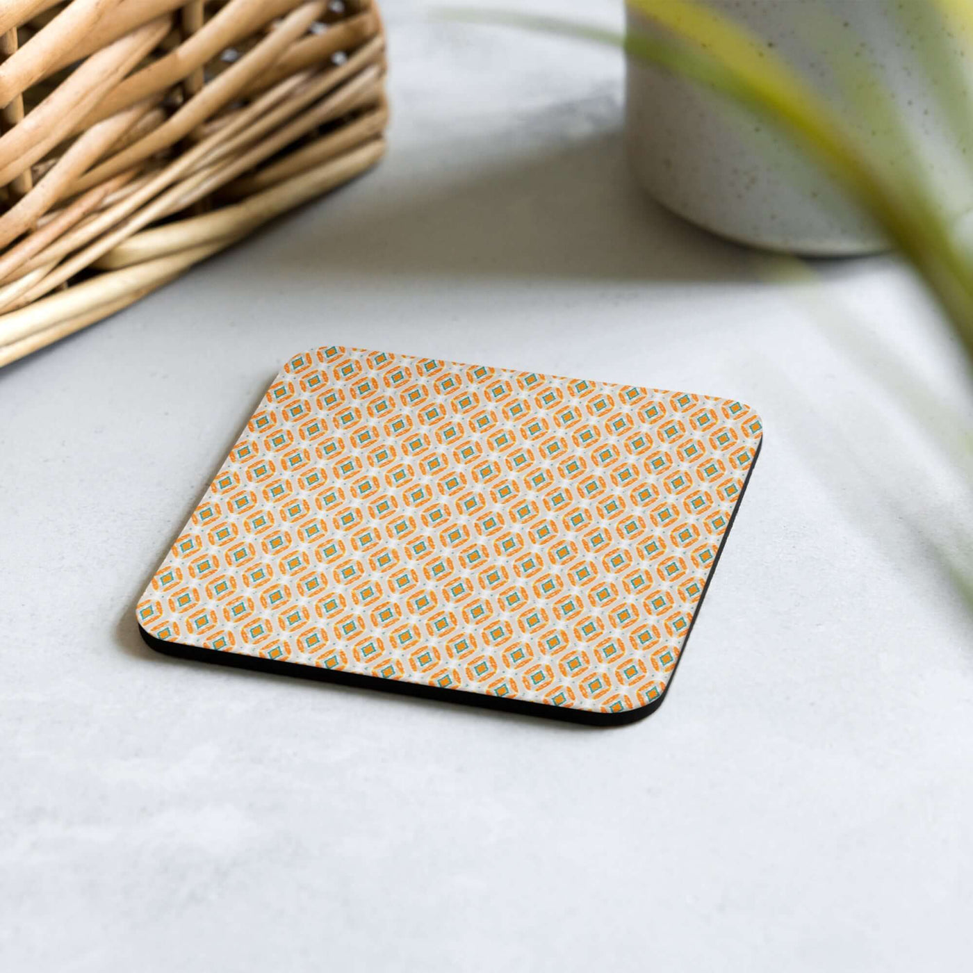 Ocean Slice Cork-back Coaster - Trendy & Practical at Design Dose