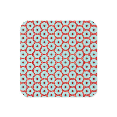 Dotty Delight Cork-back Coaster | Non-slip & Heat Resistant at Design Dose