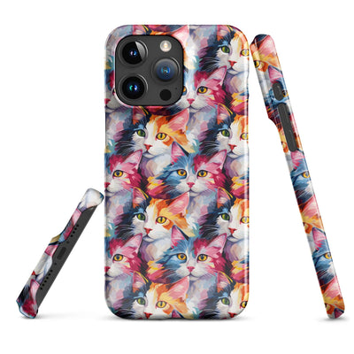 Artsy Cats Snap case for iPhone® at Design Dose