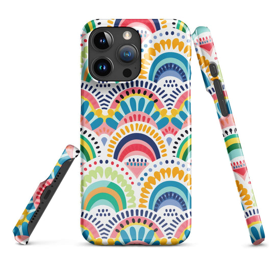 Tribal Rainbows I Snap case for iPhone® at Design Dose