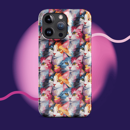 Artsy Cats Snap case for iPhone® at Design Dose