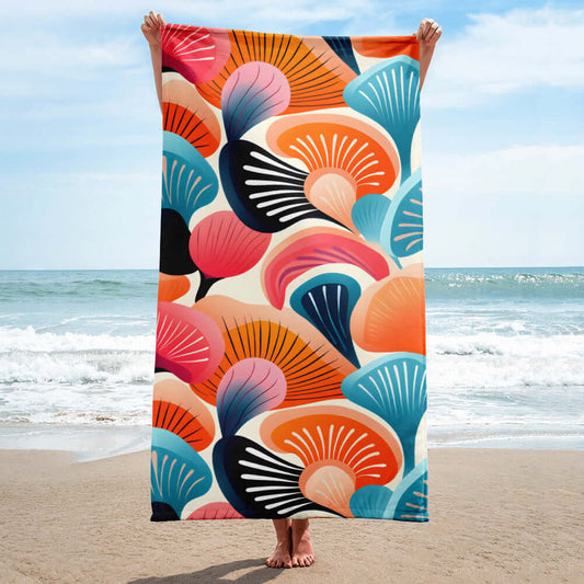 Abstract Seashells Towel at Design Dose