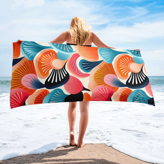 Abstract Seashells Towel at Design Dose