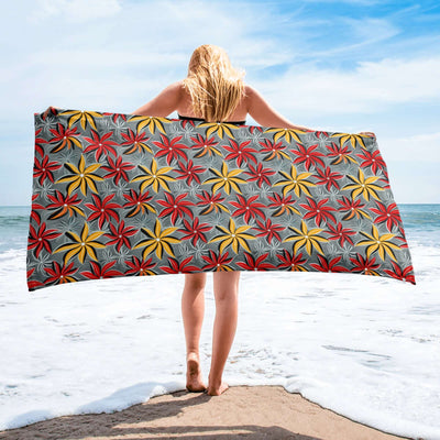 Starfish Sizzle Beach Towel at Design Dose