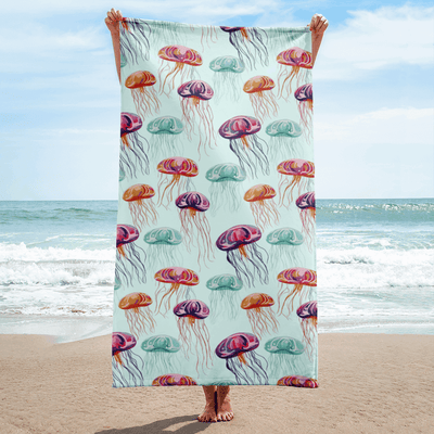 Jellyfish Jive Beach Towel at Design Dose