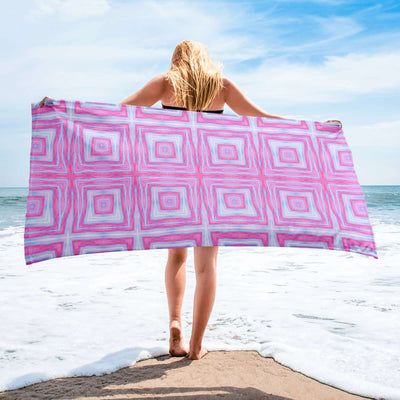 Dream Tiles Beach Towel - Soft & Trendy Design at Design Dose