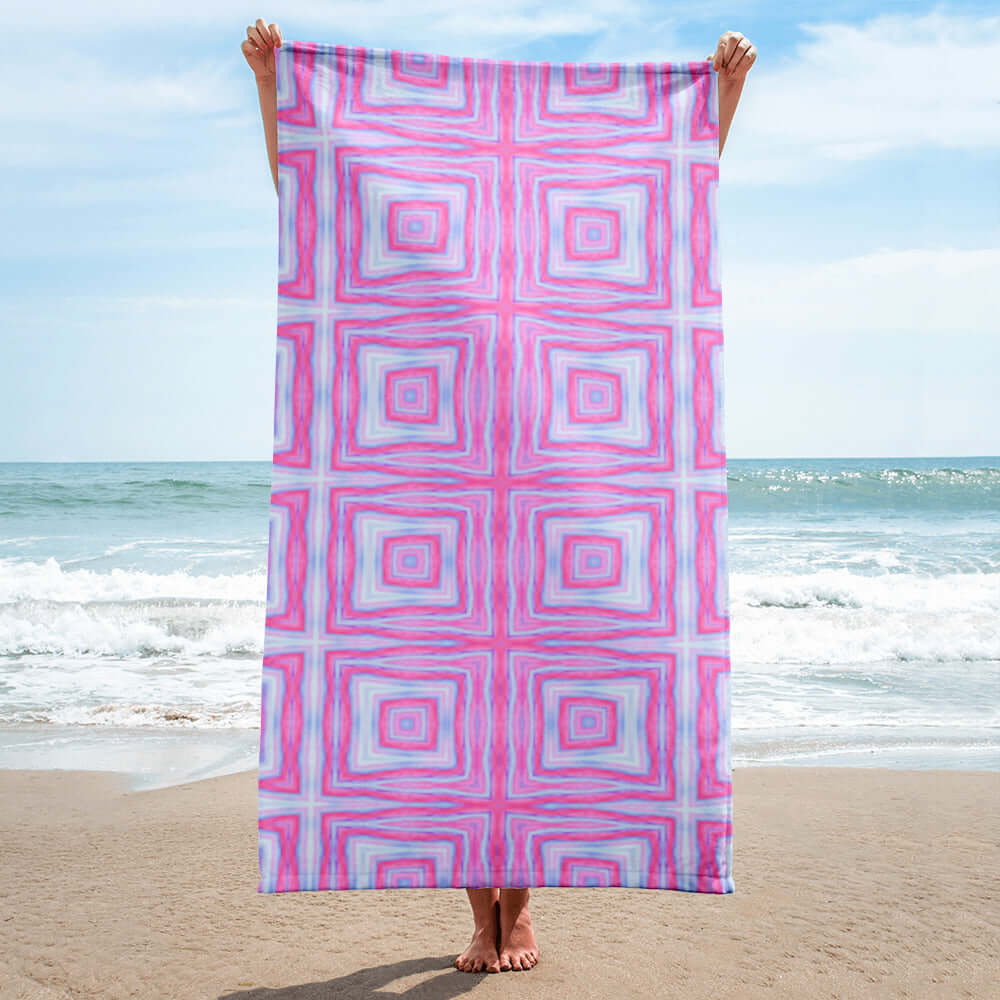 Dream Tiles Beach Towel - Soft & Trendy Design at Design Dose