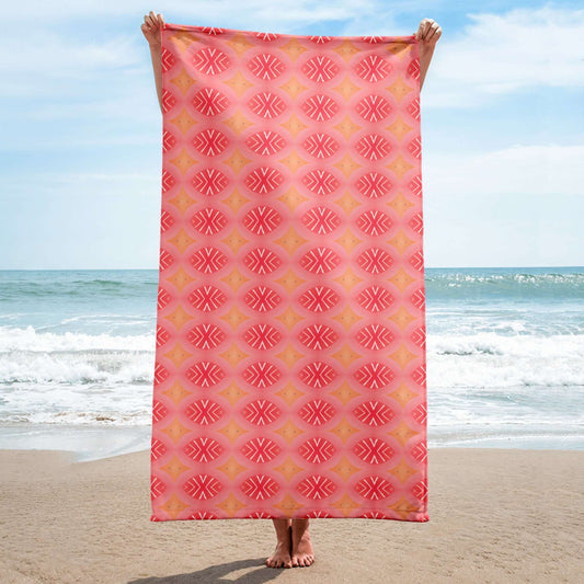 Inner Calm Beach Towel - Stylish & Soft at Design Dose