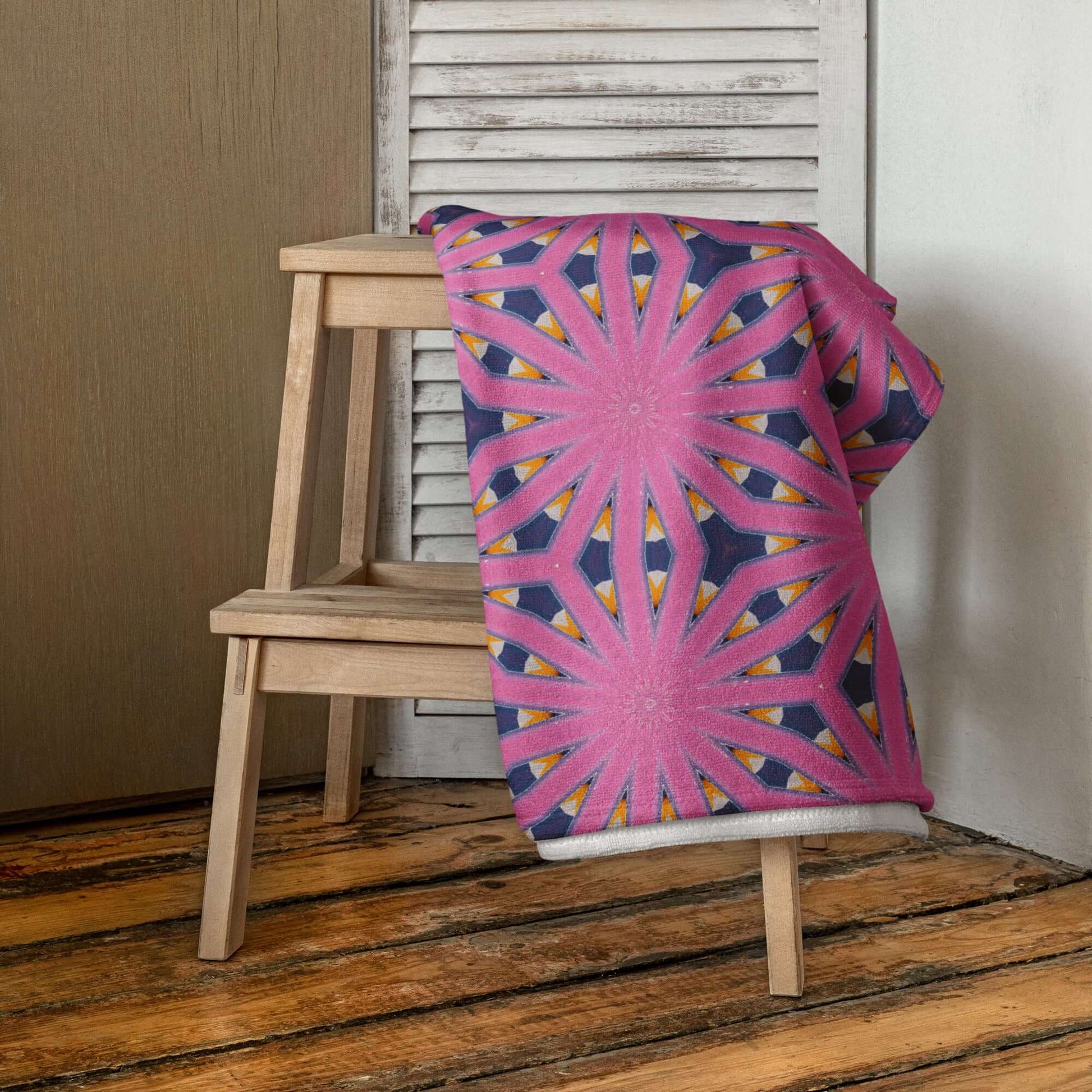 Floral Fusion Beach Towel - Splash into Style at Design Dose