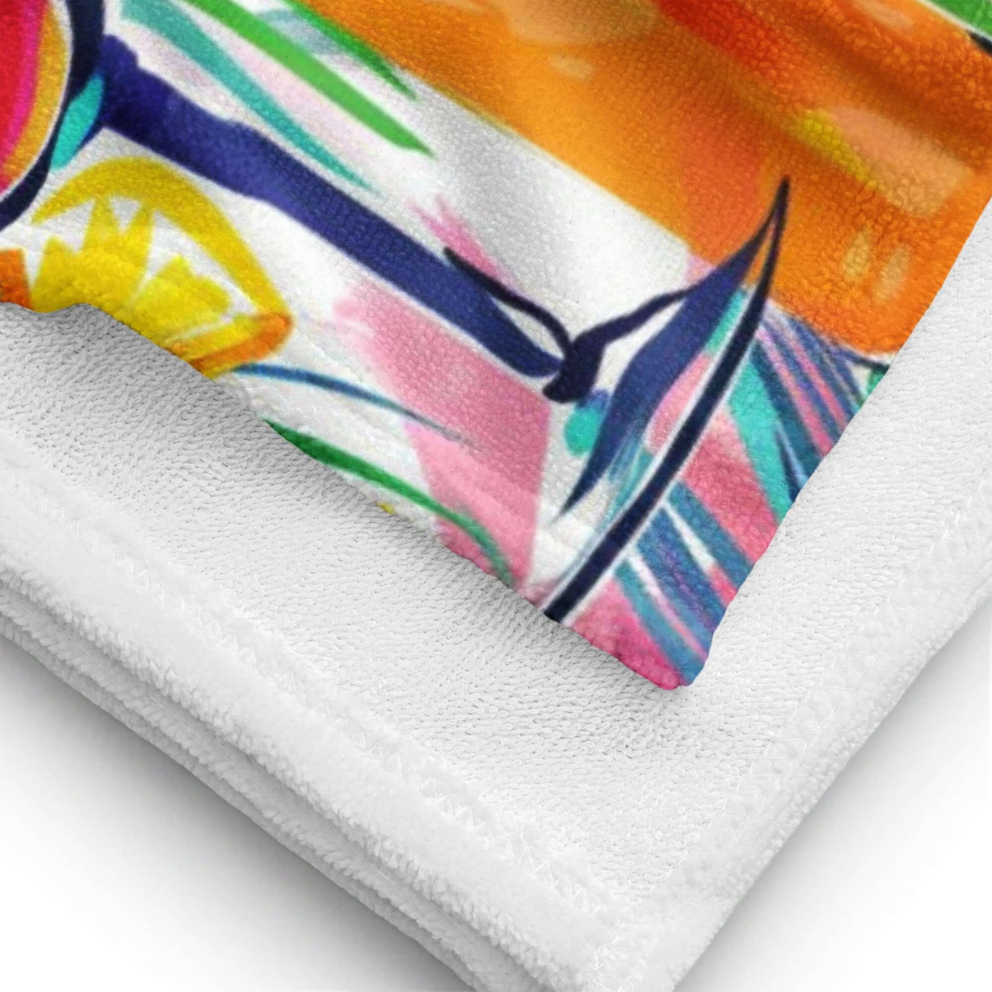 Tropical Cocktails Beach Towel at Design Dose