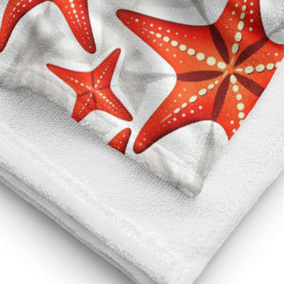 Sun-Kissed Starfish Beach Towel at Design Dose