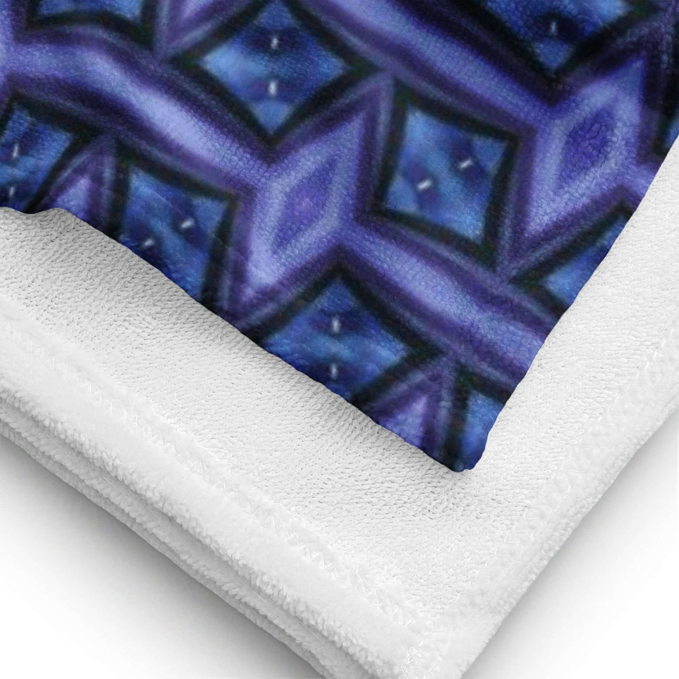 Serene Symmetry Beach Towel – Elegant & Soft at Design Dose