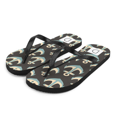 Anchor Delight Flip-Flops – Comfort & Nautical Style at Design Dose