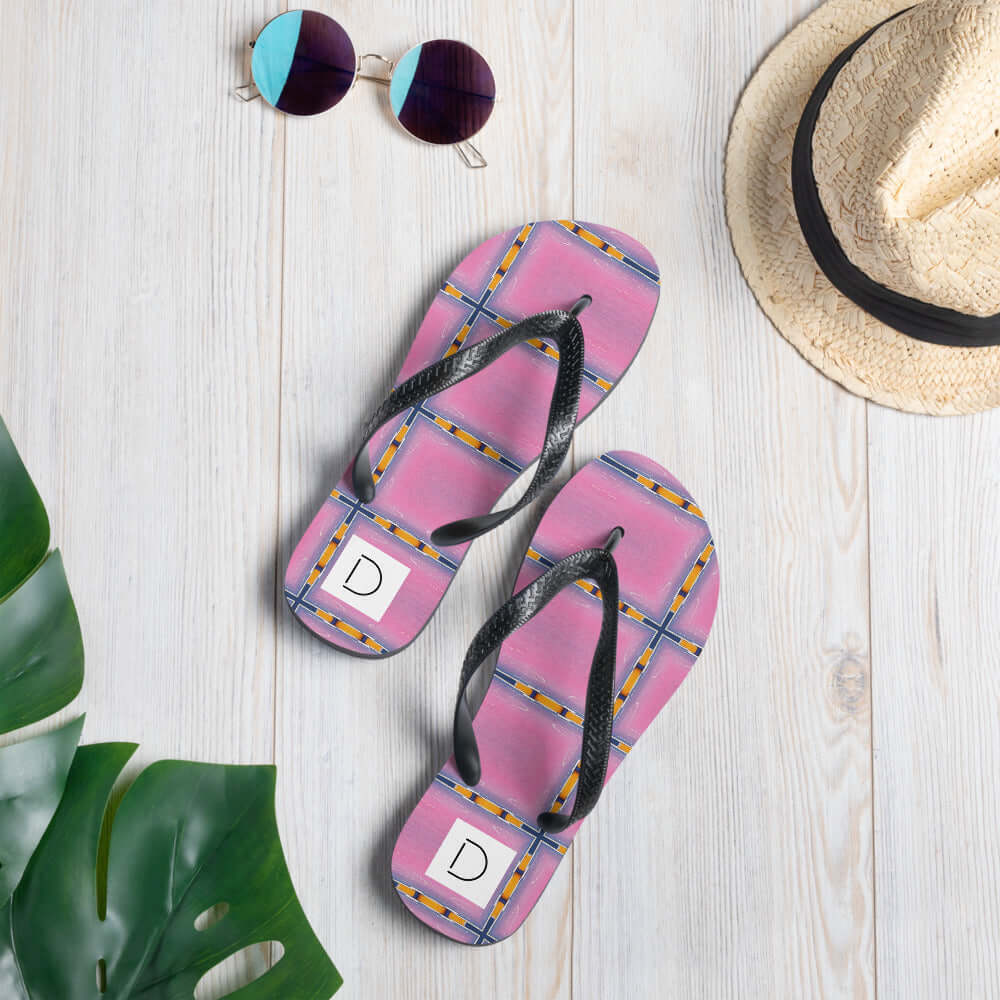 Floral Fusion Flip-Flops – Elegant Summer Comfort at Design Dose