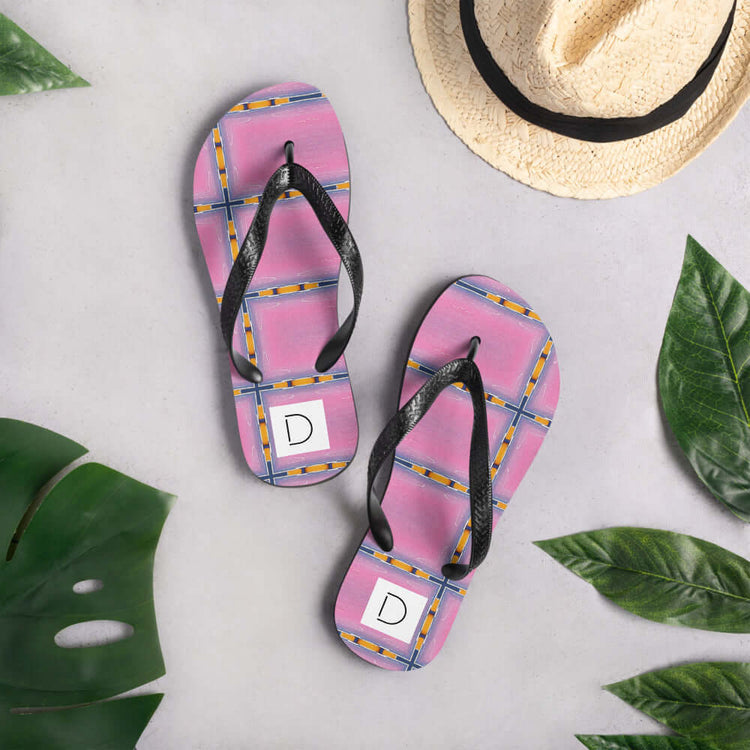 Floral Fusion Flip-Flops – Elegant Summer Comfort at Design Dose