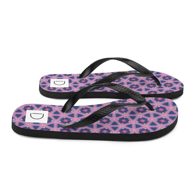 Floral Fusion 2 Flip-Flops - Comfortable & Unique Print at Design Dose