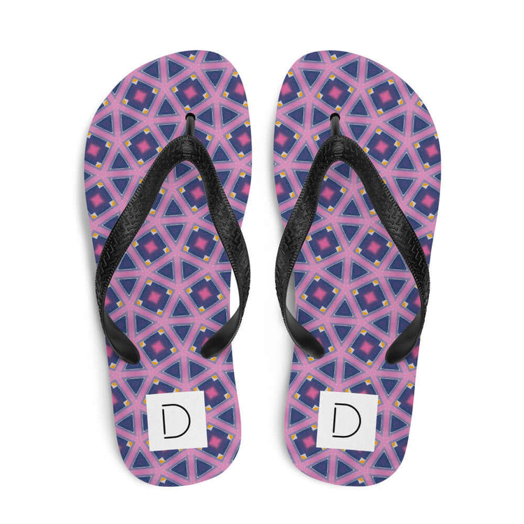 Floral Fusion 2 Flip-Flops - Comfortable & Unique Print at Design Dose