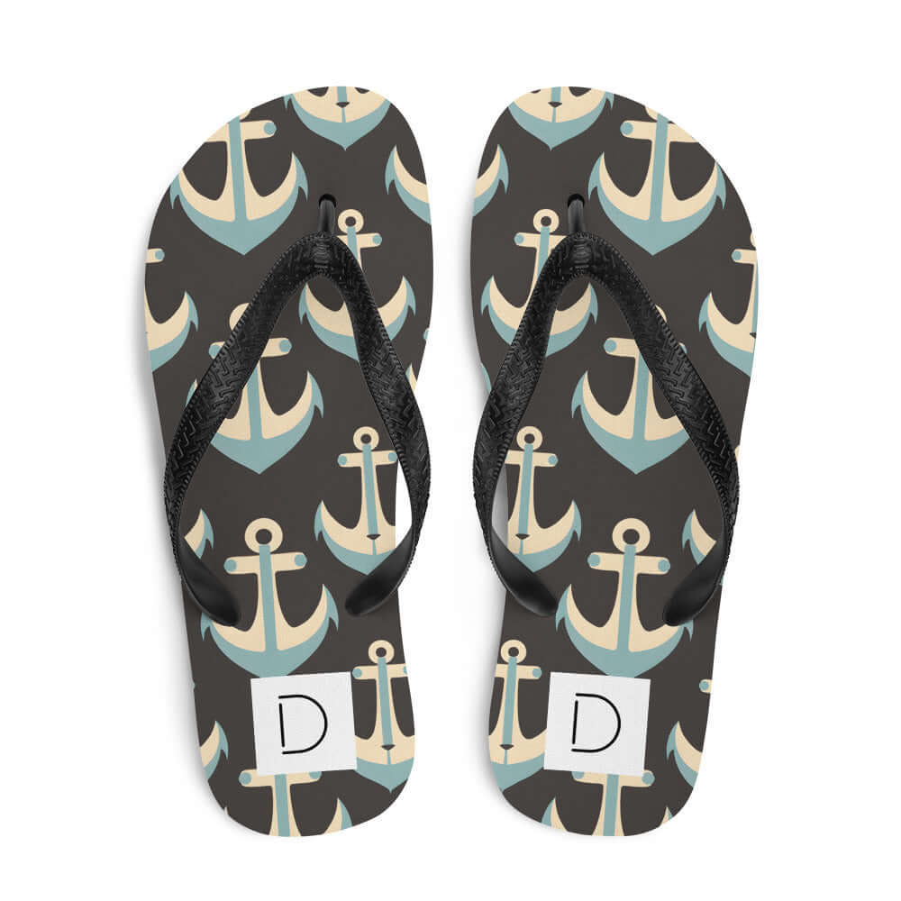 Anchor Delight Flip-Flops – Comfort & Nautical Style at Design Dose