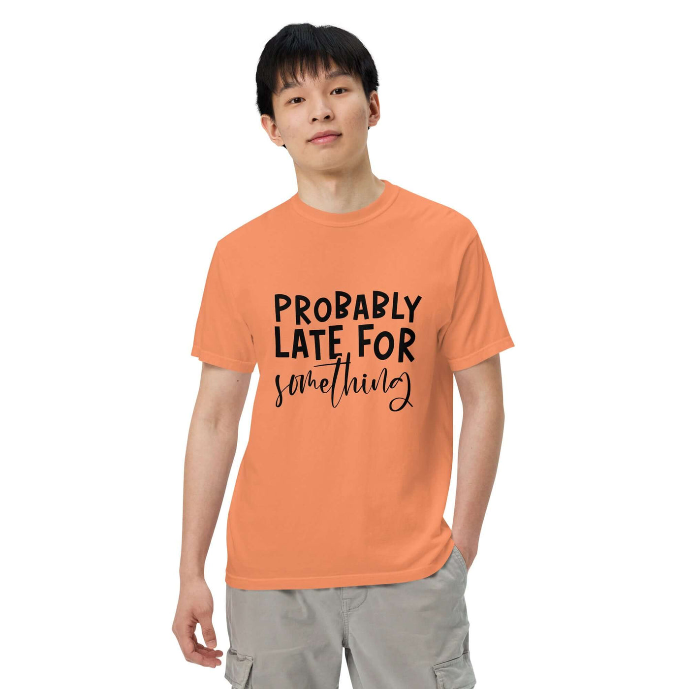 "PROBABLY LATE" Unisex T-Shirt – Comfort & Style at Design Dose