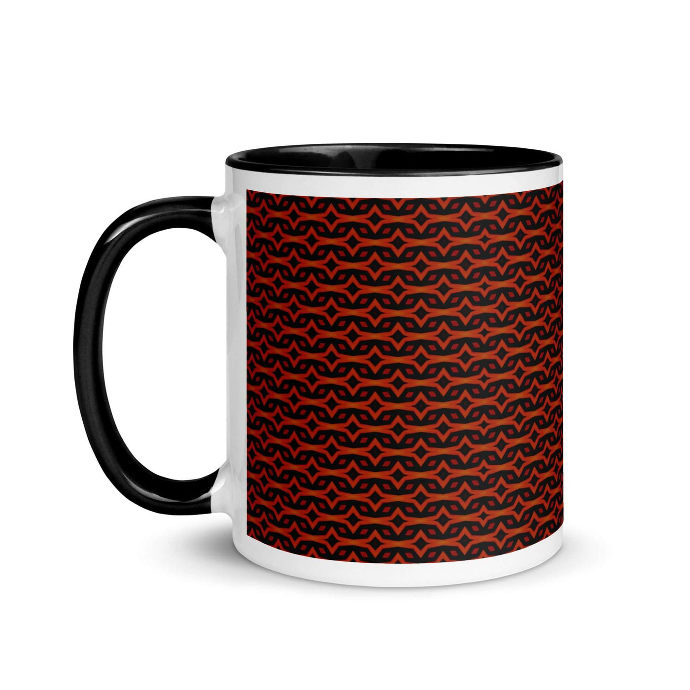 Checker Chic Mug – Fun Abstract Print, Quality Ceramic at Design Dose