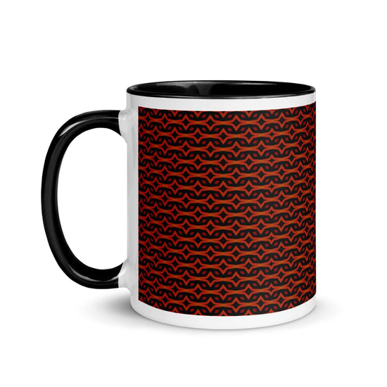 Checker Chic Mug – Fun Abstract Print, Quality Ceramic at Design Dose