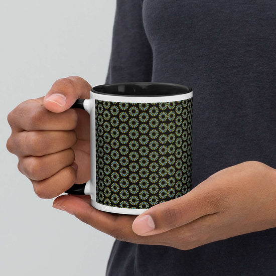 Elegant Midnight Bloom Mug | Quality Ceramic Gift at Design Dose