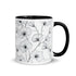 Ink Petals Mug – Dainty Flowers & Monochrome Colors at Design Dose