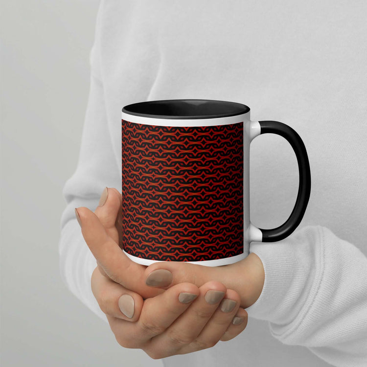 Checker Chic Mug – Fun Abstract Print, Quality Ceramic at Design Dose