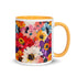 Flower Power Mug with Marigold Interior at Design Dose