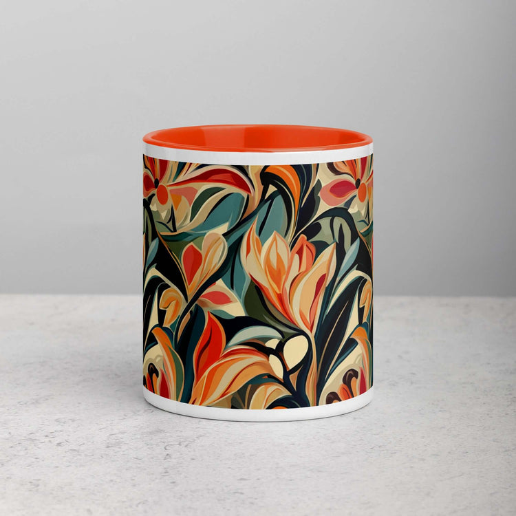 Botanic Nouveau Mug with Stunning Floral Design at Design Dose